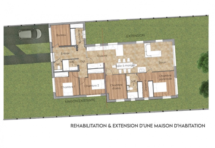 Rhabilitation et extension d'une maison d'habitation : image_projet_mini_109474