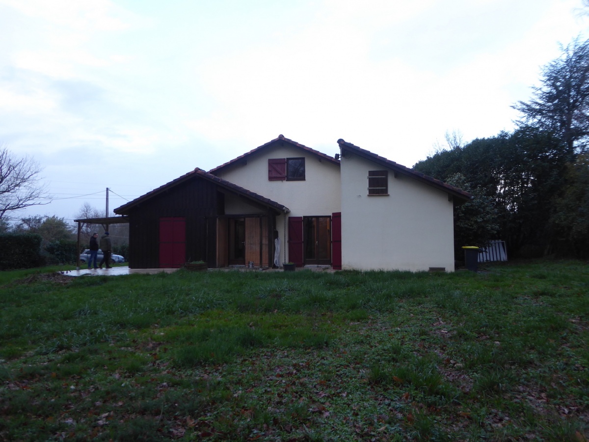 Une Landaise dans la Prairie 2024 : EDL - Facade extrieure ct jardin