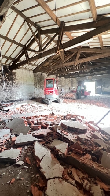 Am�nagement d'un espace Oenotouristique et logements agricoles - MARGAUX CANTENAC : Avant