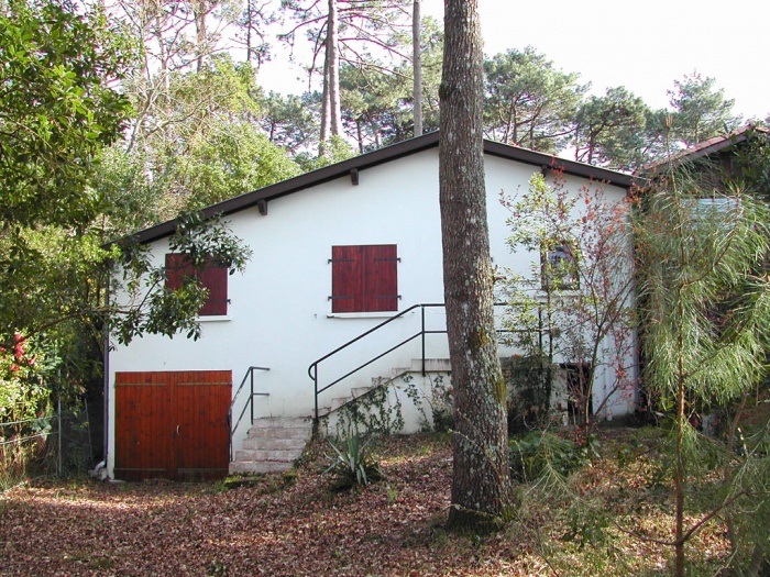 Maison Piquey : faade arrire