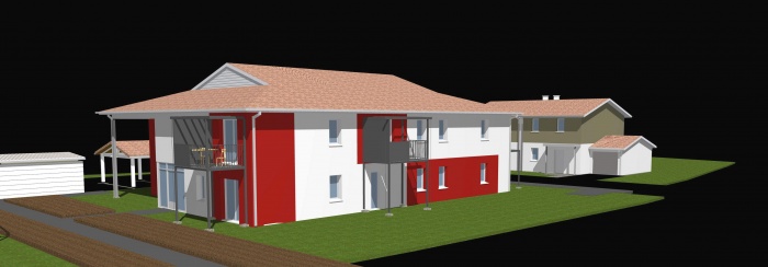 GROUPEMENT D'HABITATIONS-MAISONS/COLLECTIFS PLOTS : 9 