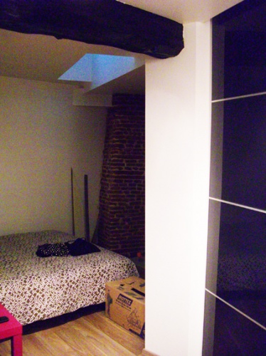 rhabilitation d'un appartement - transformation d'une cave : chambre parent