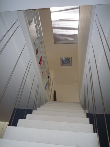 Transformation d'un atelier en loft  Toulouse : loft snaky escalier en beton ductal 4