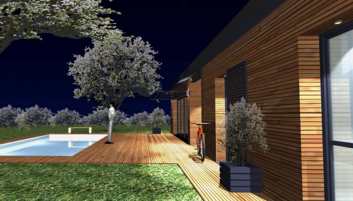 Projet de construction d'une maison à ossature bois