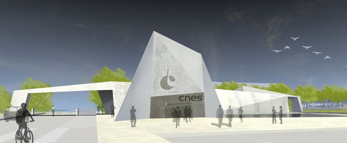 Nouvelle Entrée Sud du CNES à Toulouse