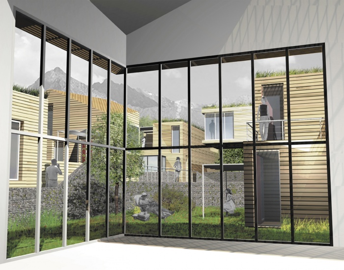 Projet de noyau villageois / concours Europan 10