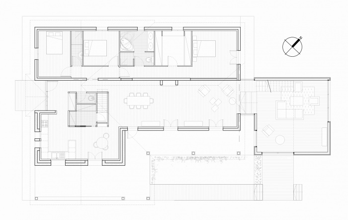 Maison-Belvdre : Plan