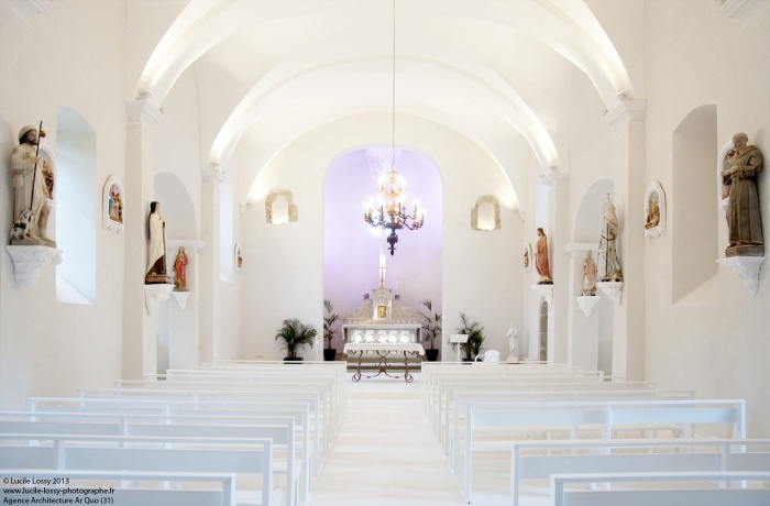 Rénovation de l'église de la Martinié à Villeneuve sur Tarn (81)