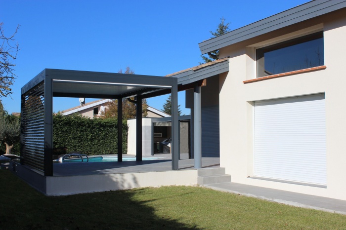 Extension et amnagements paysagers : Extension-maison-pergola--amenagements-paysagers-piscine-Tournefeuille-4