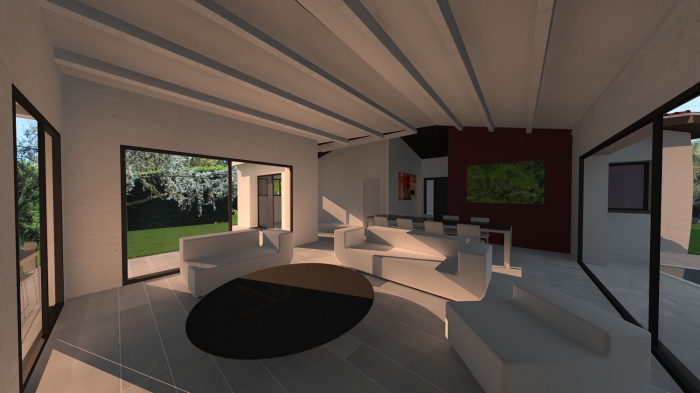 Maison cocon intrieur extrieur lumineuse et traversante : villa-contemporaine-cocon-interieur-exterieur-4