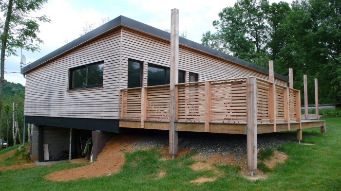 Maison individuelle à ossature bois BBC