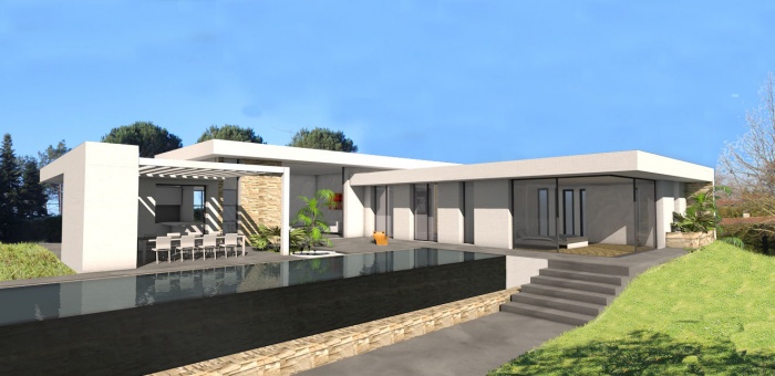 Villa de luxe  toit terrasse sur le golf de Saint Jean de Luz : image_projet_mini_81126