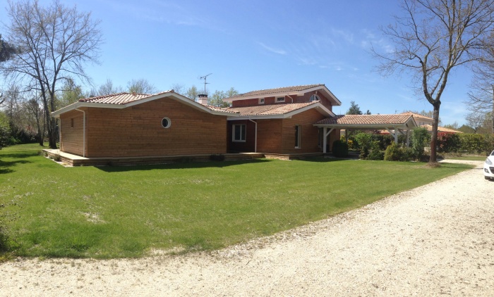 extension et rnovation habitation : 4 facade principale entre aprs travaux