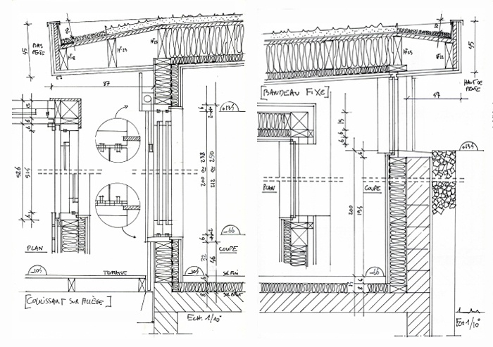 Maison des bois : DELA dtail