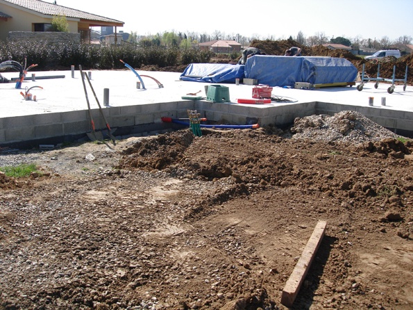 Villa V : Chantier 03.2009