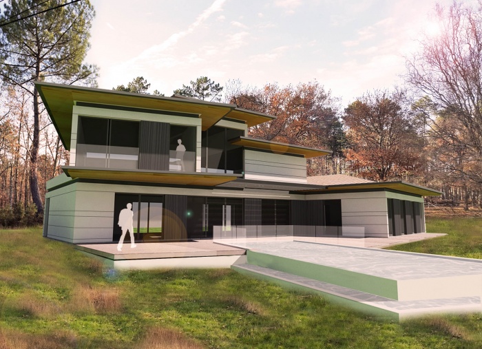 Maison à auvents
