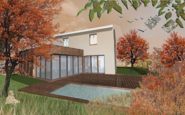 Extension rnovation d'une maison : Proposition non retenue 2