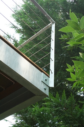 Restructuration partielle d'une maison et création d'une terrasse haute