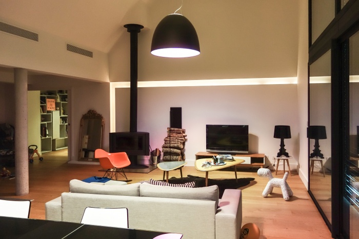 Rnovation d'une grange : Rénovation d\'une grange intérieur 2