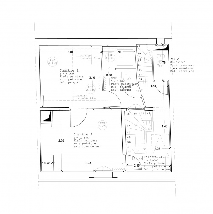 Immeuble CP : EDL R+2