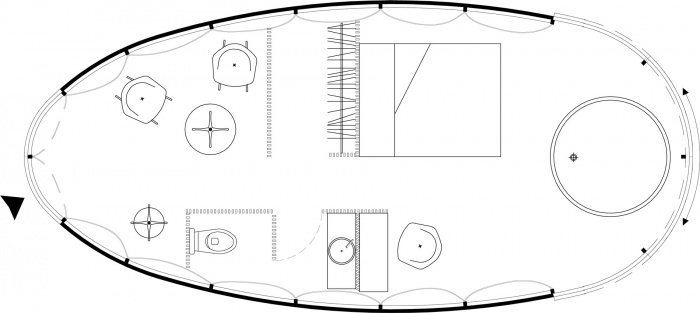 Hotel cocoon's lighthouse : plan-chambre